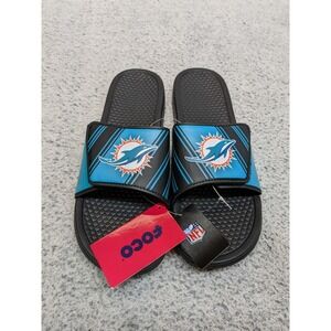 FOCO Miami‎ Dolphins Mens Slide NFL Summer Shoes Tua Large (Men 11-12) NWT